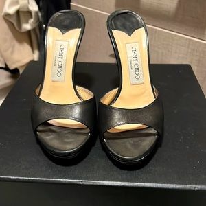 Jimmy Choo heels size 37 (runs a half size small)